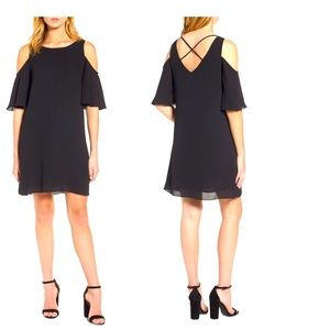 Chelsea28 Cold Shoulder A-Line Dress